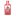 Red bottle of Big Ben Strawberry Flavoured Blended Gin, 200ml, with a city skyline label and red cap