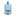 Blue 5-gallon CWAY water jug with blue cap and label, standing upright on a white background