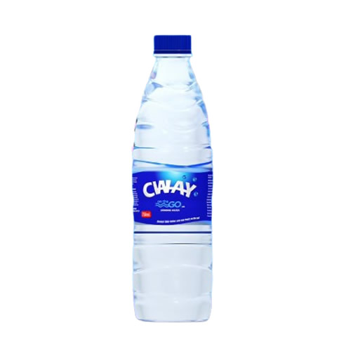 Cway Table Water 75cl - Imavug Plastic bottle of water with a blue label and blue cap against a white background.