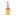 Bottle of Basil Seed drink, passion fruit flavor, with visible seeds in yellow liquid and a gold cap surface.