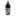 Dark plastic bottle with a white screw cap and a printed label featuring a small portrait and a barcode on the back of the label.