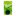 Bright green LU GREEN air freshener package with a round green puck visible in plastic