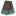 Brown lace fabric with turquoise blue floral embroidery along the scalloped edge, folded to show vine patterns.