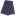Purple-blue fabric with intricate embroidered swirl patterns and a scalloped hem edge lauding the decorative textile.