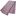 Lavender lace fabric with a floral pattern and scalloped edge, folded neatly.