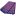 Purple scarf with blue embroidered border and floral patterns while folded.
