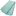 Turquoise lace fabric with an embroidered circular pattern and scalloped edge, folded neatly.