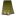 Olive green fabric with yellow sunflower embroidery along the bottom edge and a purple scalloped lace border.