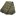 Folded olive-green lace fabric with a decorative circular scalloped edge pattern, showing an intricate repeating design.