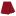 Red lace fabric with bold black-outlined flower motifs and scalloped edge, folded for display