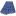 Blue fabric with repeating white leaf-patterns and a scalloped, light-gray border; appears as a folded textile swatch.