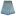 Light gray fabric with blue leaf pattern, folded to show a scalloped blue border edge.