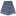 Folded blue patterned fabric with a floral scroll design in navy and light blue tones, showing a decorative border edge