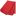 Red lace fabric folded with a scalloped edge, featuring a delicate floral eyelet pattern