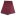 Maroon mid-length A-line skirt with gold wavy embroidery and a scalloped lace hem.
