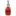 Glass bottle containing Basil Seed Red Grape flavor drink; red liquid with black basil seeds visible through the bottle, label reads Basil Seed.