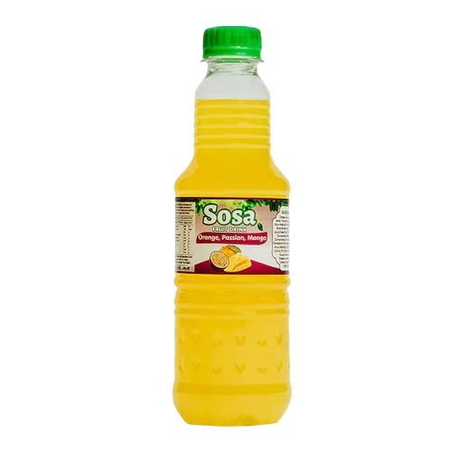 Sosa Orange Passion Mango Fruit Drink 33cl PET Bottle - Imavug Plastic bottle of Sosa fruit drink with orange, passion, mango flavor and green cap