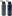 Two insulated water bottles with flip-top caps, gray and navy blue, standing side by side with carrying loops on top of each cap.