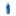 Blue plastic beverage bottle with white cap, labeled as a fruit-flavored drink with colorful fruit icons on the label.