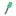 Green detangling hairbrush with a black textured handle and metal bristles on a green paddle